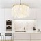 Modern White Feather Ceiling Light Pendant Lamp Chandelier Home Bed Room Decor